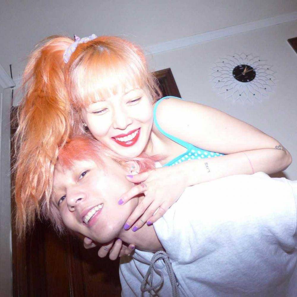 E'Dawn dan Hyuna (instagram.com/hyojong_1994)