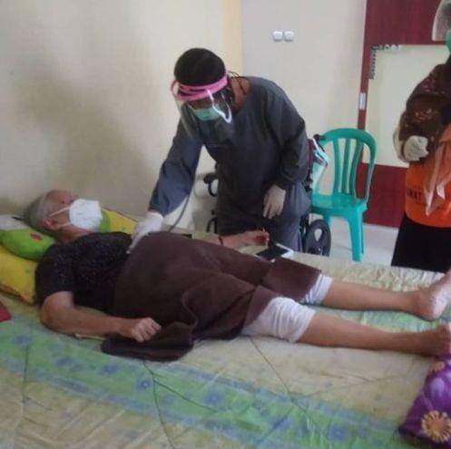 Oma Elizabeth terbaring sakit/ Depok24 jam
