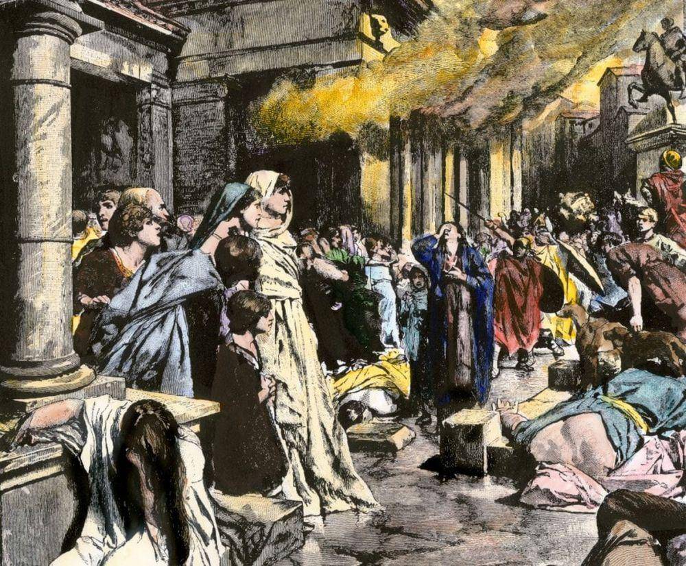Kericuhan di kota Roma, mengakhiri kekuasaan Kekaisaran Romawi, 455 Masehi. (washingtonpost.com)