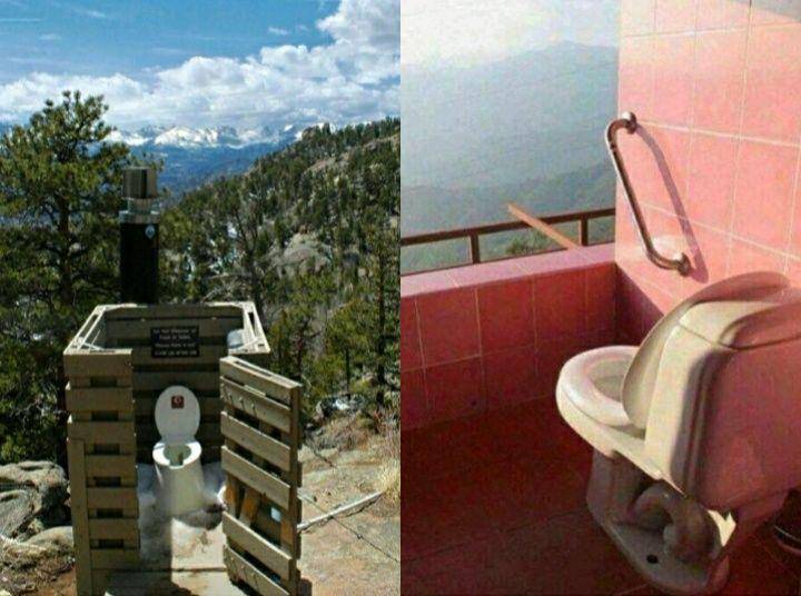 WC dengan pemandangan luar biasa (reddit.com/wekele0 | imgur.com/DrolingHomer)