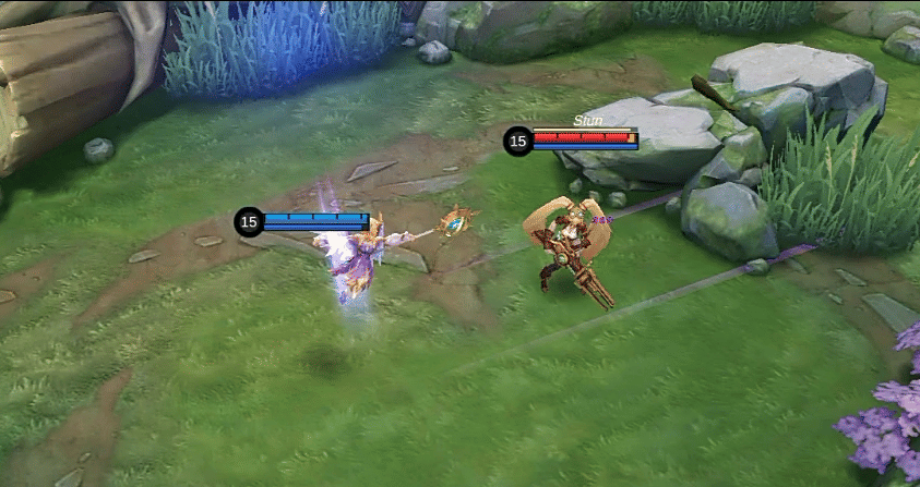 Rafaela men-stun lawannya seketika dalam area berbentuk persegi panjang. (Dok. Pribadi/Mimar Fakhruddin)