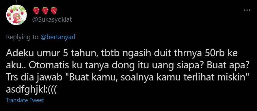 curhat kelakuan random saudara (twitter.com/sukasyoklat)