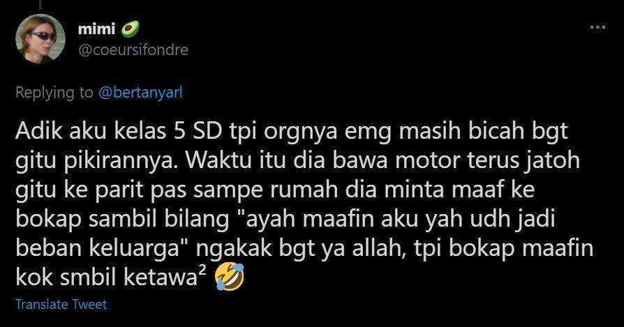 curhat kelakuan random saudara (twitter.com/couersifondre)