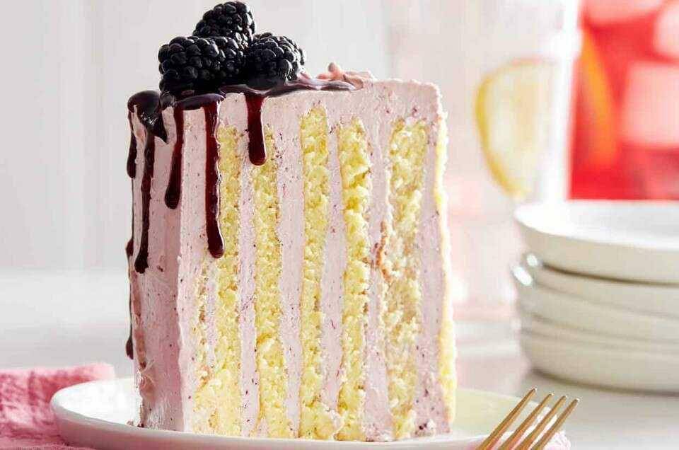 blackcurrant stripe cake (kingarthurbaking.com)