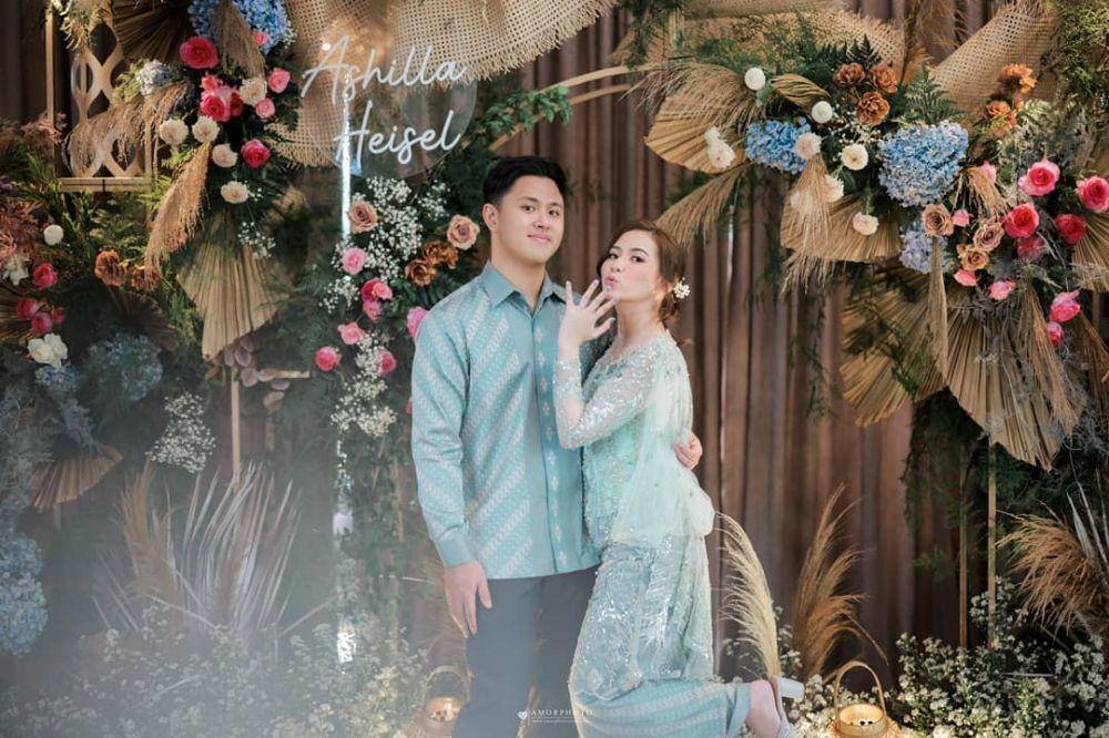 Prosesi lamaran Ashilla eks. Blink. (Instagram.com/toryta.decor)