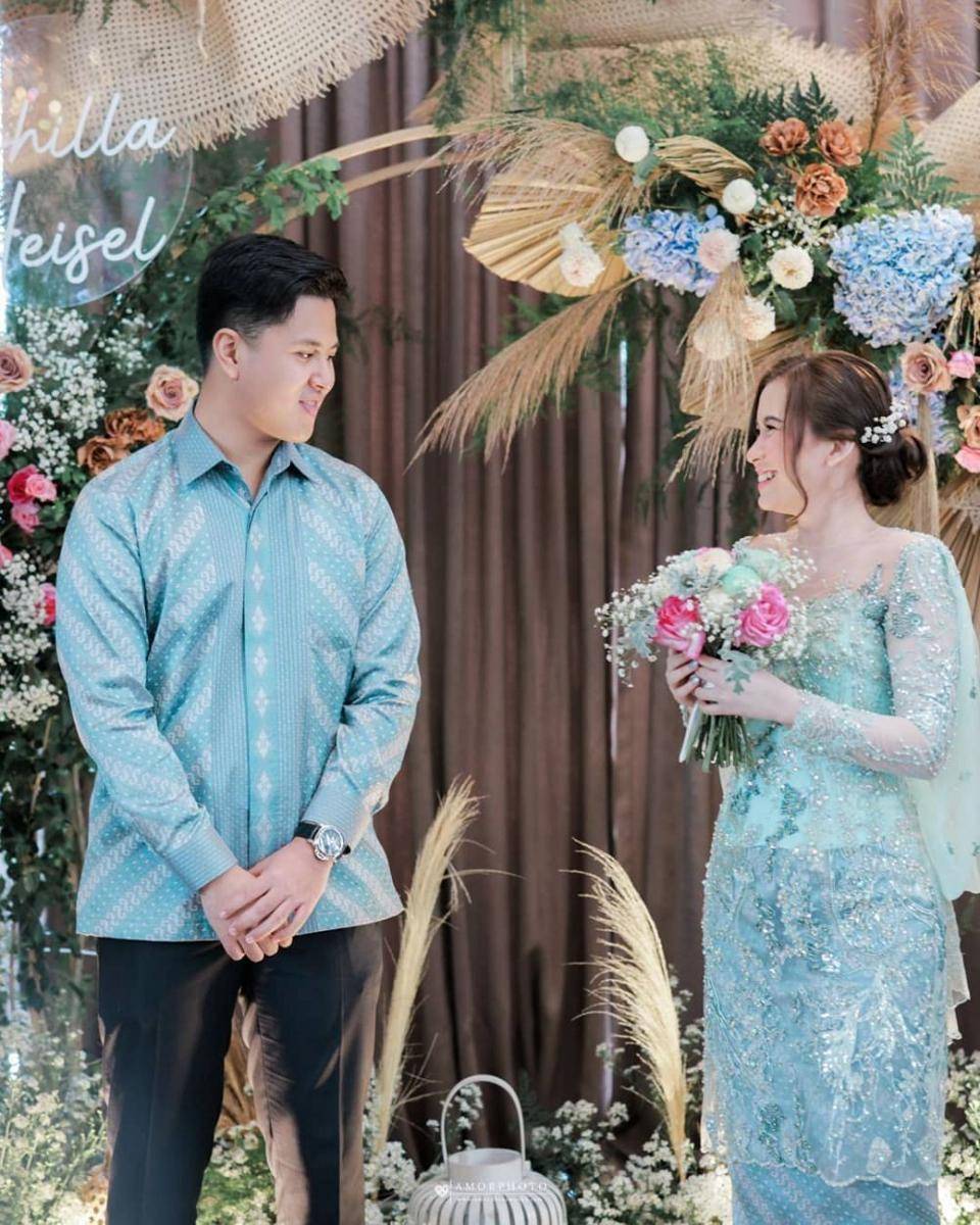 Prosesi lamaran Ashilla eks. Blink. (Instagram.com/toryta.decor)