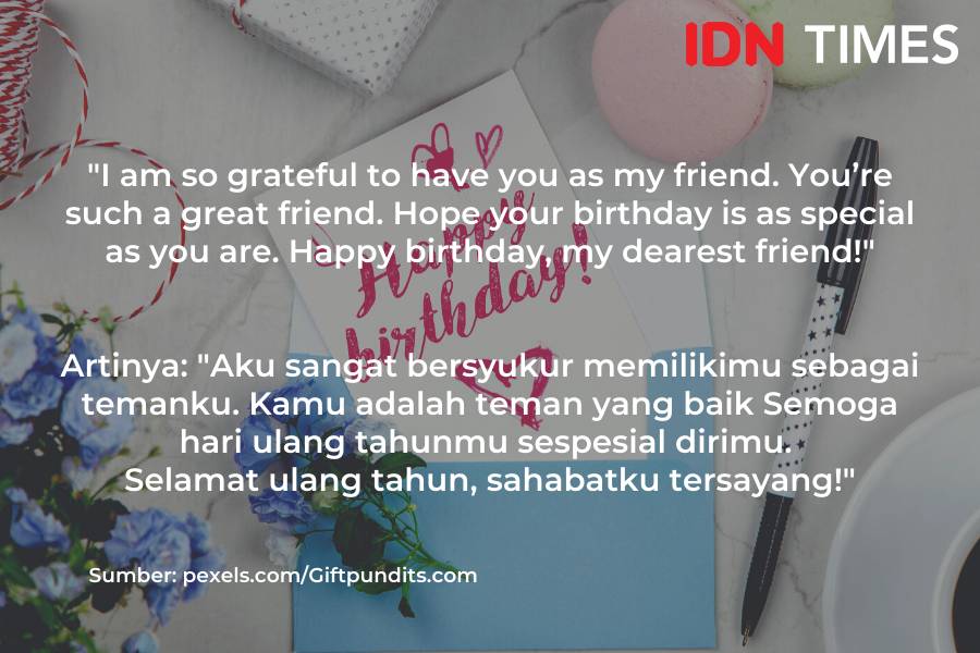 Ilustrasi ucapan selamat ulang tahun dalam Bahasa Inggris (IDN Times/M. Tarmizi Murdianto)