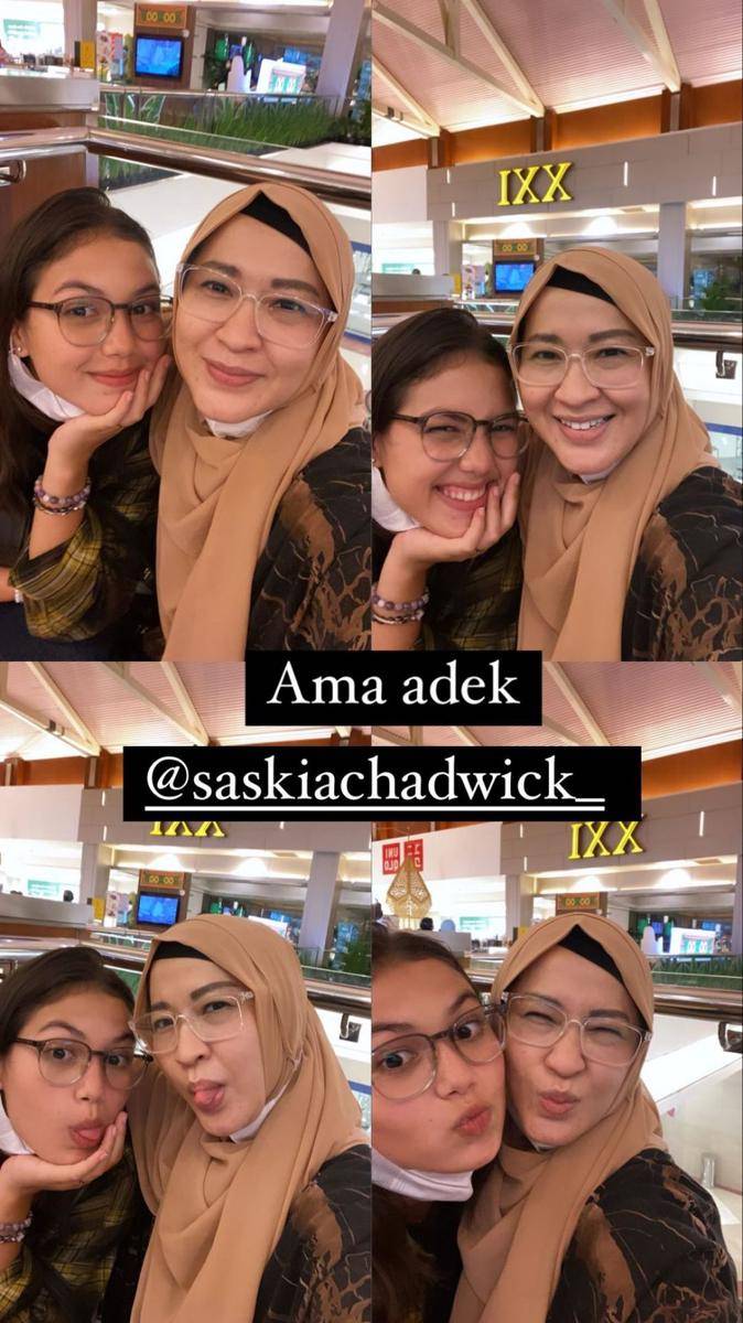 Saskia Chadwick dan Okie Agustina (instagram.com/okieagustina_)