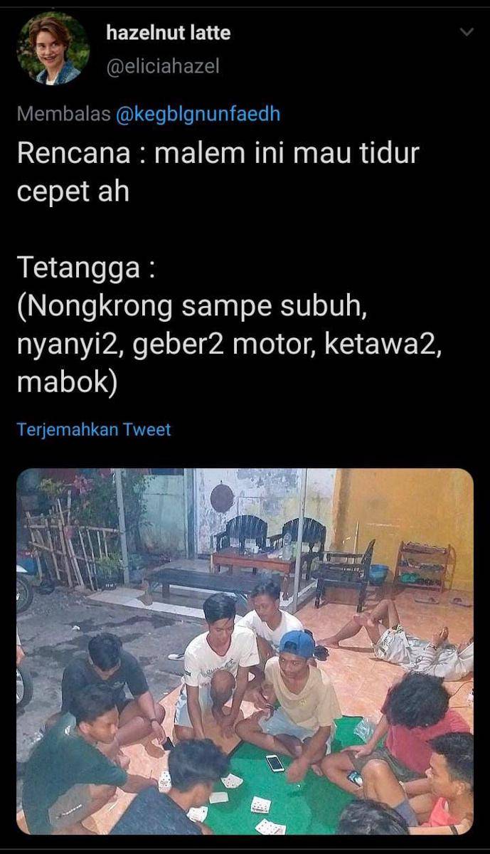 keluhan kelakuan tetangga (twitter.com/eliciahazel)