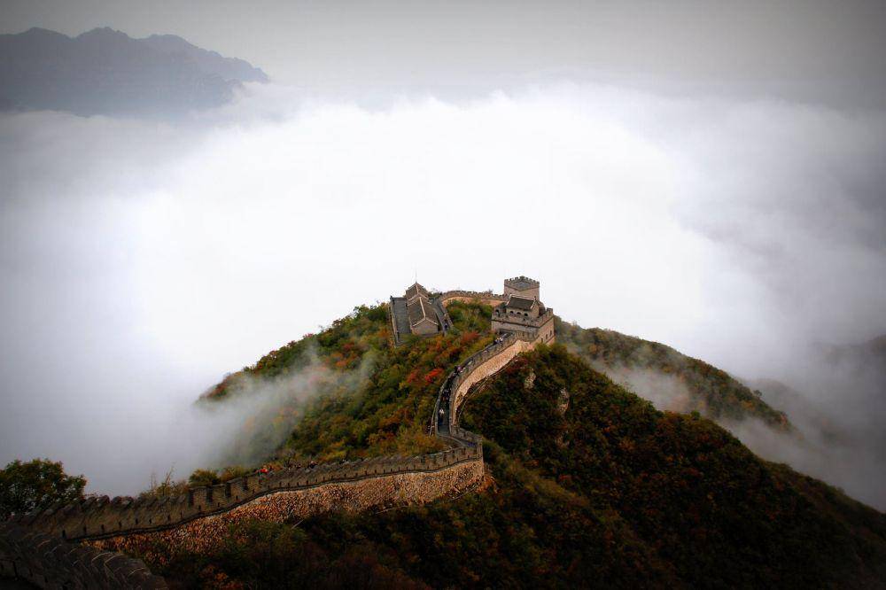 Tembok Besar China adalah tembok terpanjang dunia. (pexels.com/Manuel Joseph)