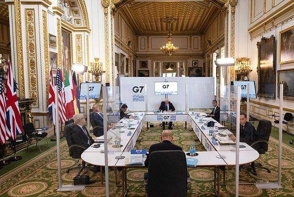 Para Menteri Luar Negeri G7 saat melakukan pertemuan menjelang KTT Pemimpin #G7Cornwall pada bulan Juni 2021 (4 Mei 2021) (Instagram.com/g7)