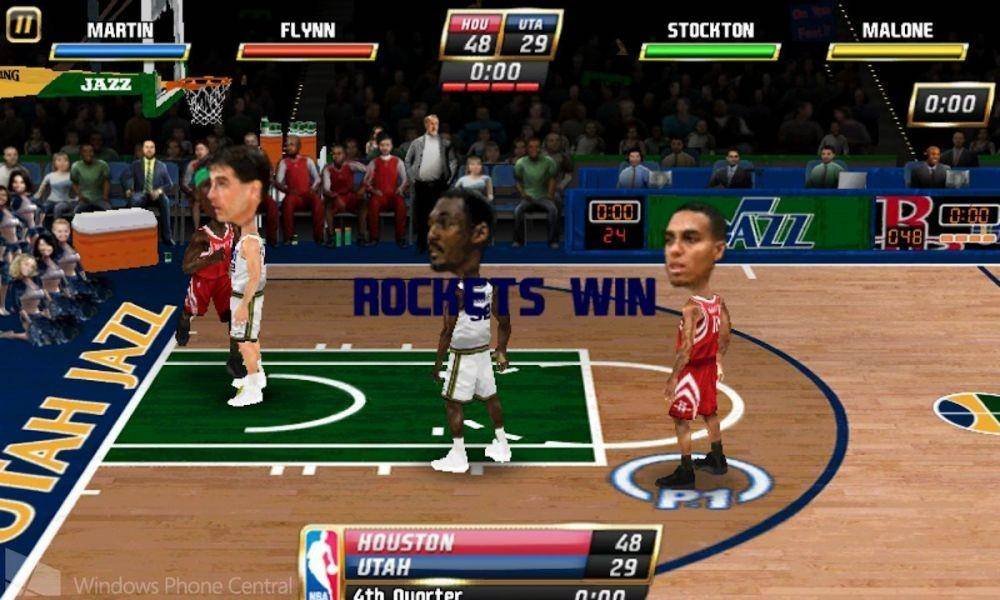 kepala pemain NBA besar di NBA Jam (windowscentral.com)