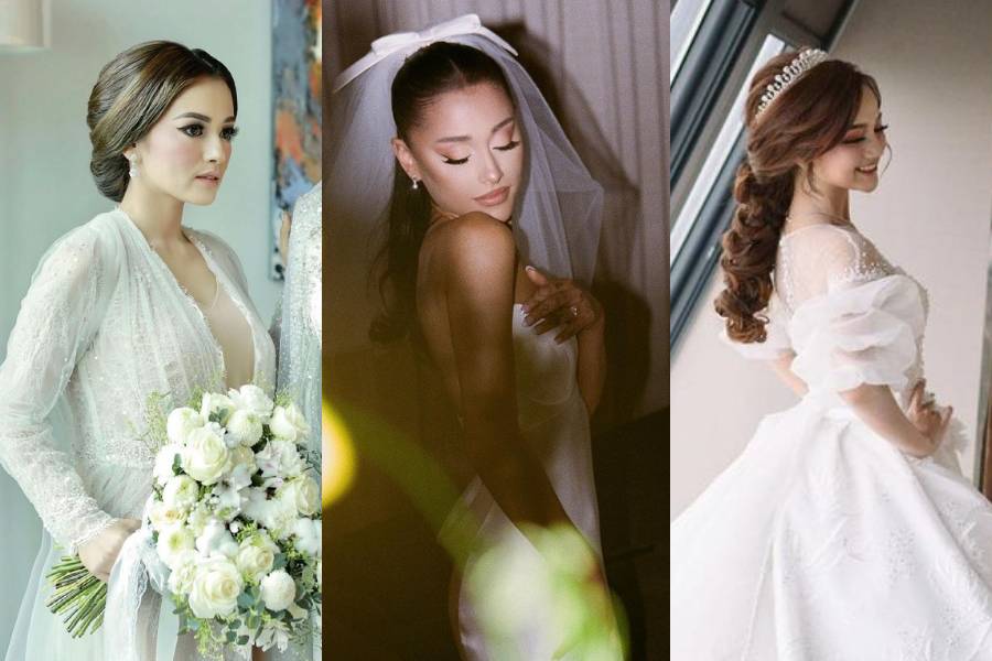 Wedding hairstyle selebriti Mei 2021 (Berbagai sumber)