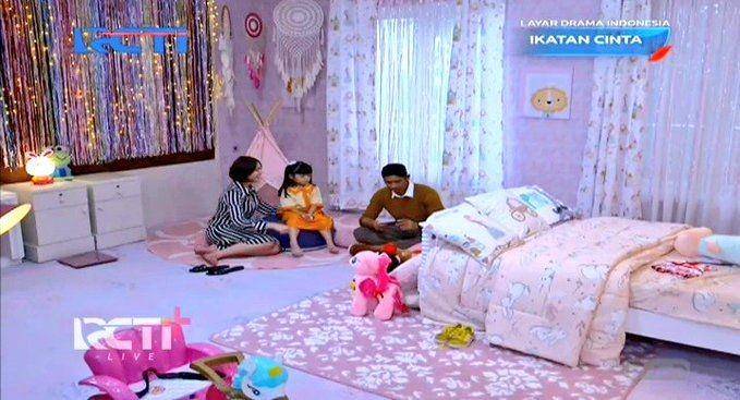Kamar Fara Shakila pemeran Reyna di Ikatan Cinta (Twitter.com/gelangcoklat_)