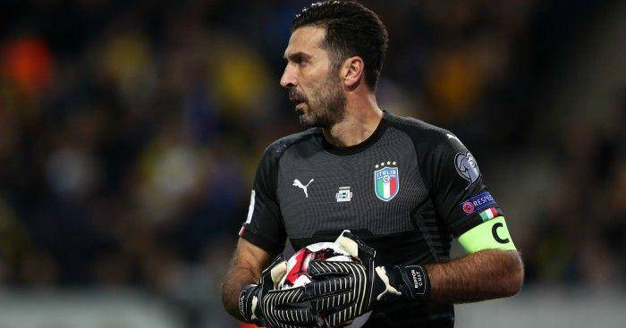 potret Buffon bersama Timnas Italia(football365.com)