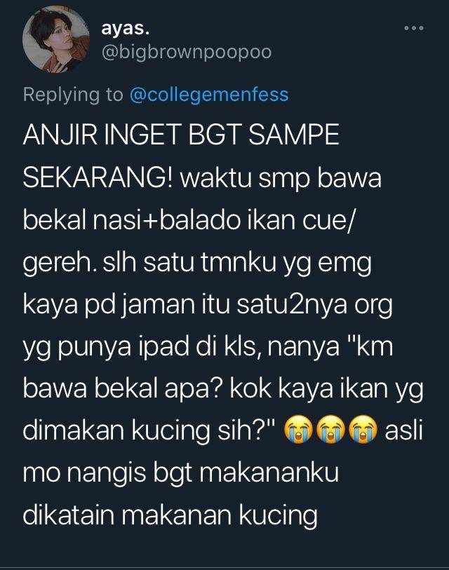 tweet kelakuan aneh orang kaya (twitter.com/bigbrownpoopoo)