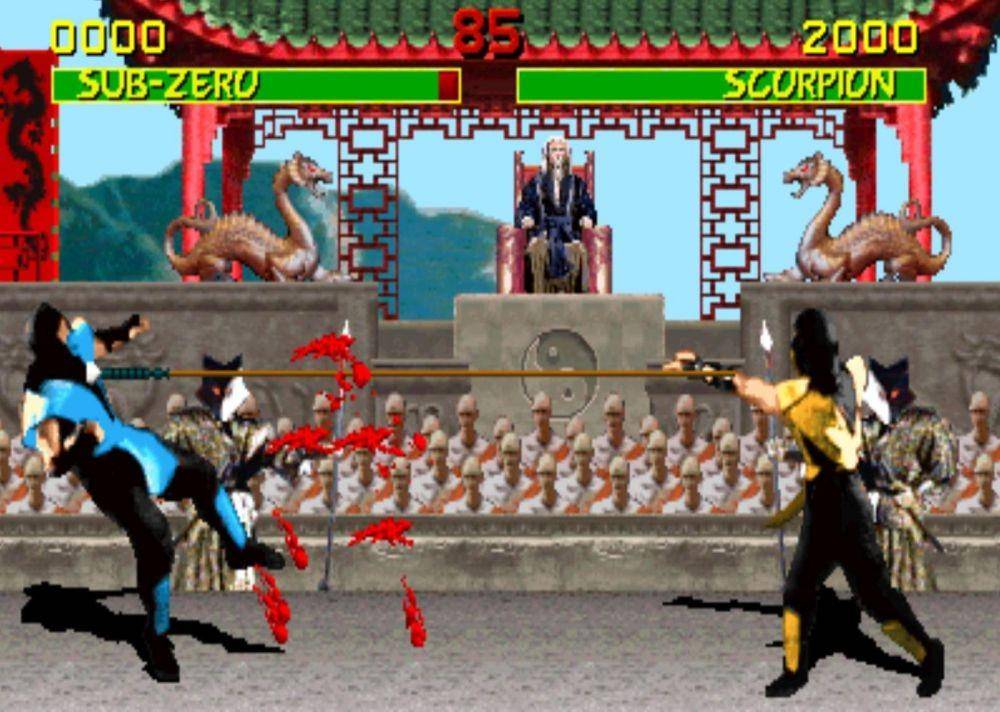 blood mode pada Mortal Kombat (Mortal Kombat Fandom)