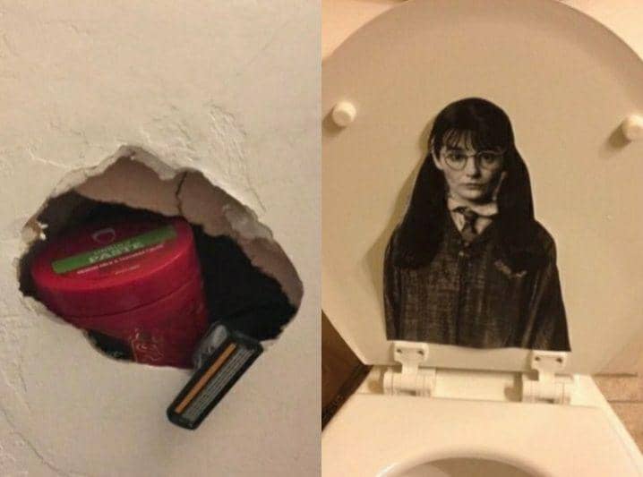 10 Cuitan Kocak tentang Barang Aneh yang Ada di Kamar Mandi Cowok