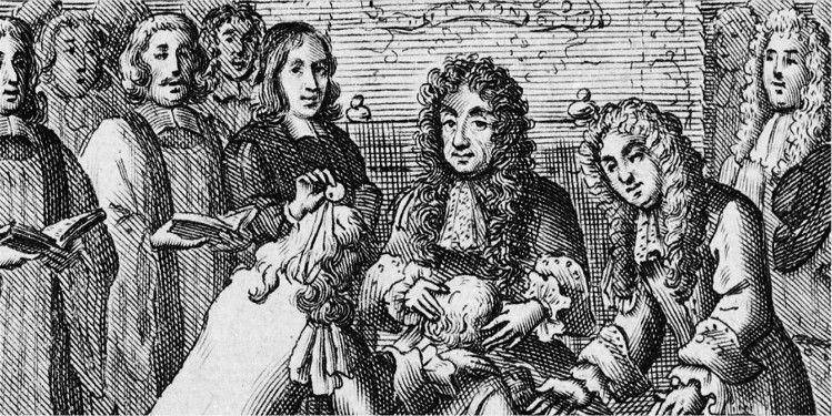Raja Charles II menyentuh penderita scrofula. (historiamag.com)