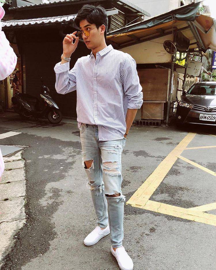 Style ala Tawan Vihokratana (instagram.com/tawan_v)