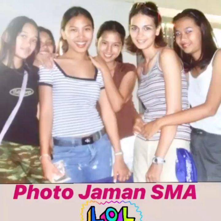 Luna Maya semasa sekolah (Instagram.com/lunamaya.story)