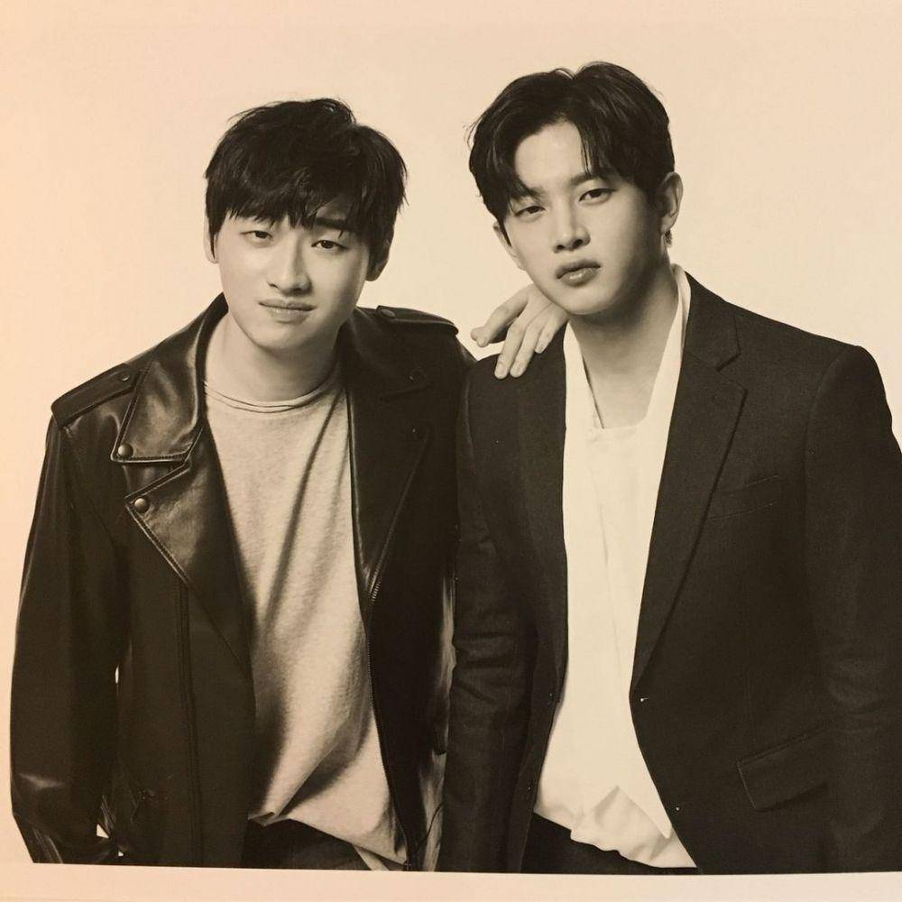 David Lee bersama Kim Min Seok (instagram.com/_real_dd)