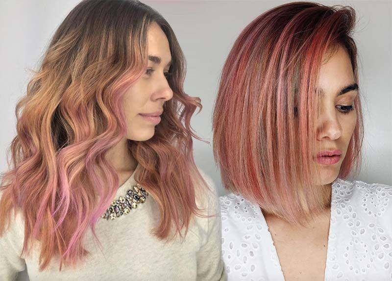 ilustrasi rambut rose gold (glowsly.com)