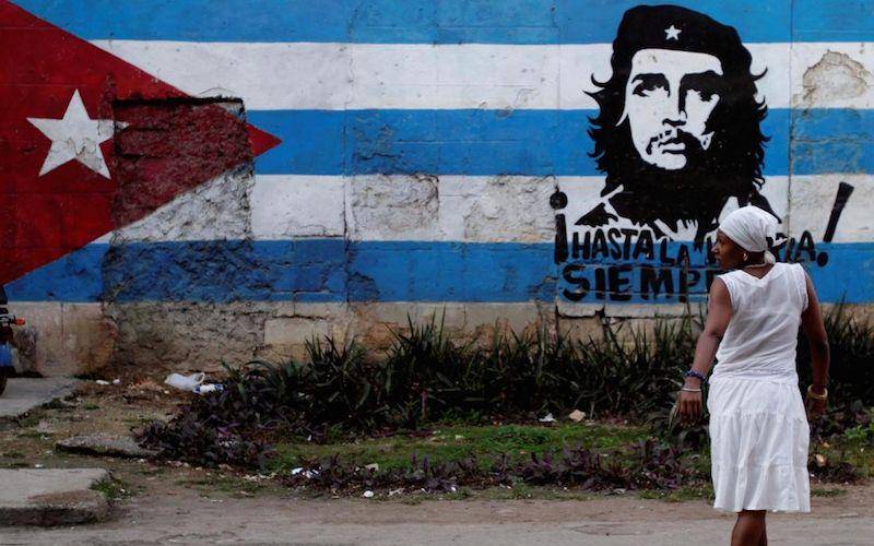 potret mural Fedel Castro yang merupakan seorang revolusioner di Kuba(intpolicydigest.org)
