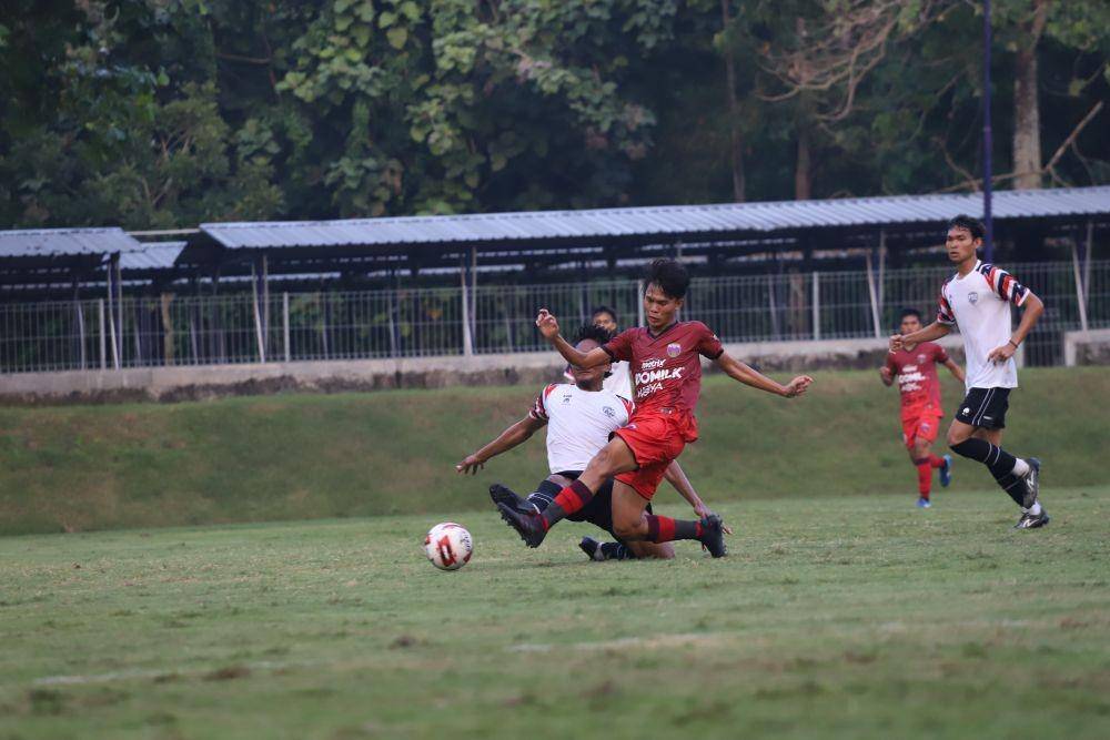 Persita ditahan imbang PSG 0-0 dalam laga uji coba. (Dok. Persita).