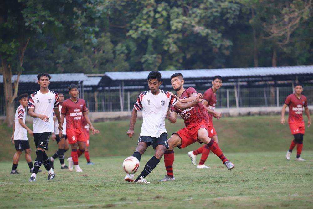 Persita ditahan imbang PSG 0-0 dalam laga uji coba. (Dok. Persita).
