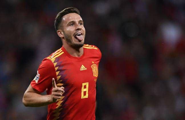potret Saul Niguez bersama Timnas Spanyol(en.as.com)