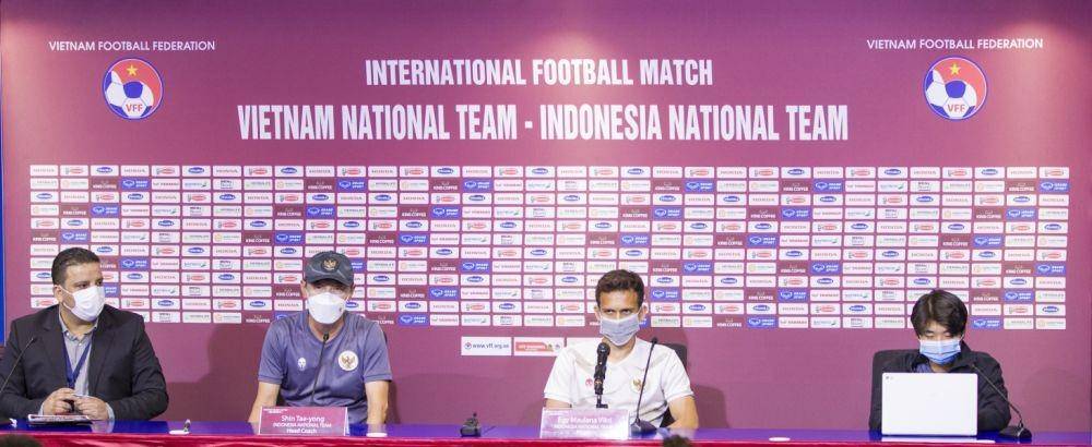 Shin Tae Yong mewaspadai kekuatan Vietnam yang berpotensi merepotkan Timnas Indonesia. (Dok. PSSI).