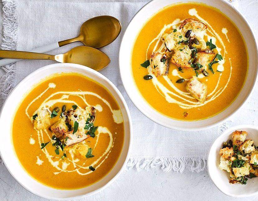 ilustrasi creamy carrot soup (www.bbcgoodfood.com)