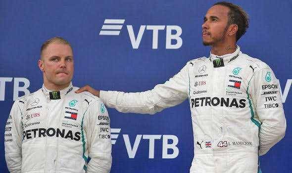 Mercedes pada GP Russia tahun 2018 (express.co.uk)