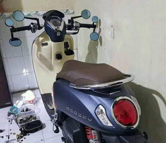 potret modifikasi motor unik (twitter.com/txtdariotomotif)