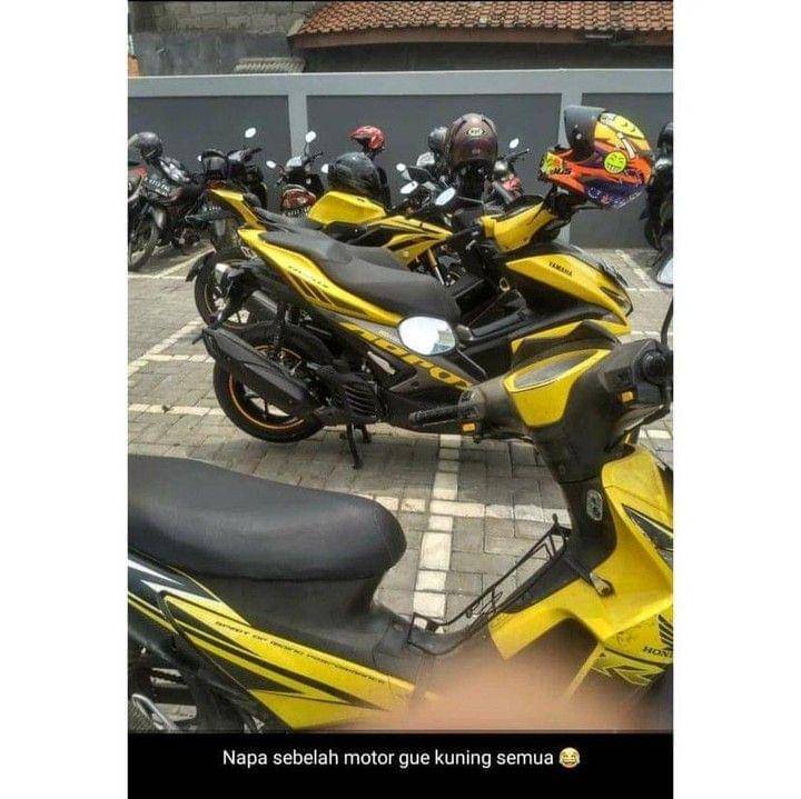 meme parkiran unik (instagram.com/newdramaojol.id)