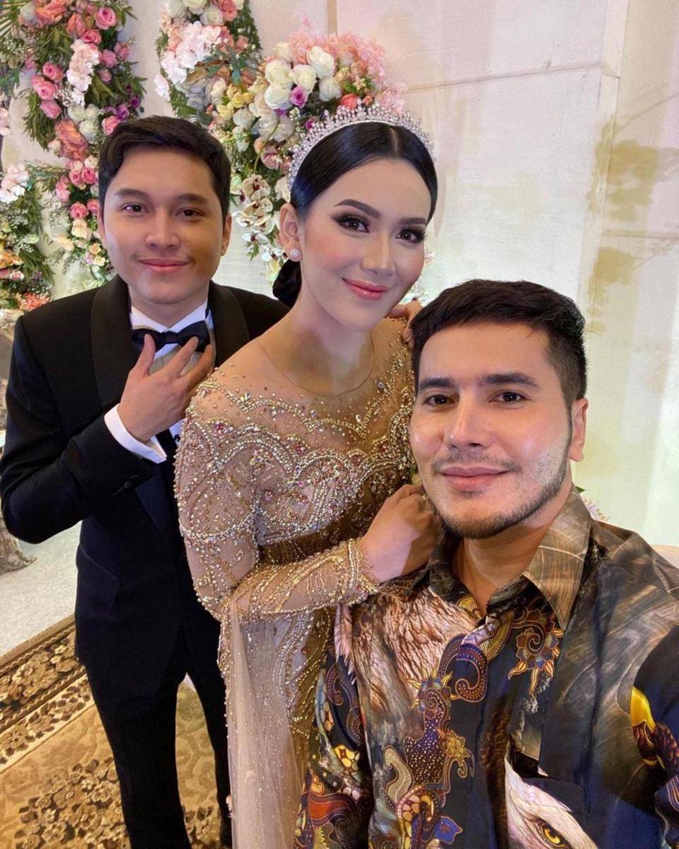 Pernikahan Imaz Fitria (Instagram.com/agungsaputrabm/)