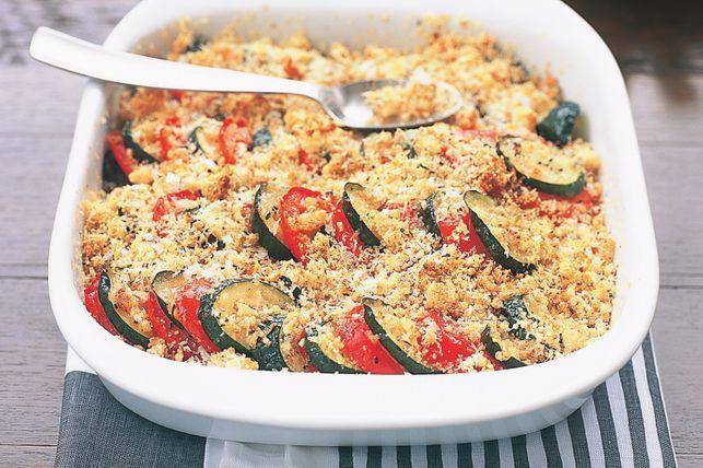 Gratin tomat dan zukini (taste.com.au/Ian Wallace)