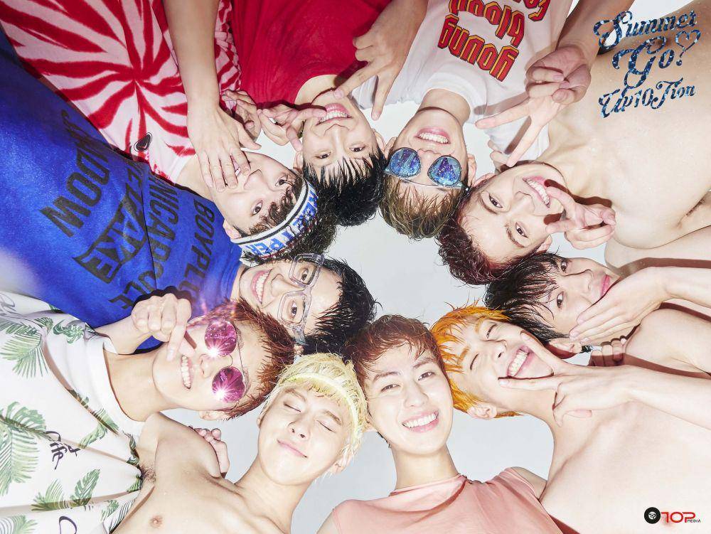 Potret UP10TION di teaser comeback Summer go! (twitter.com/UP10TION)