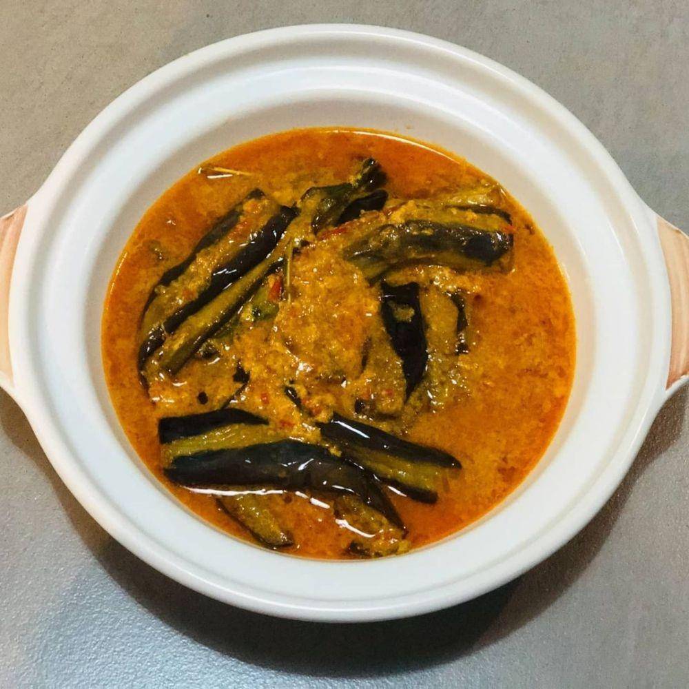 Ilustrasi gulai terung santan pedas (instagram.com/meilanloe)
