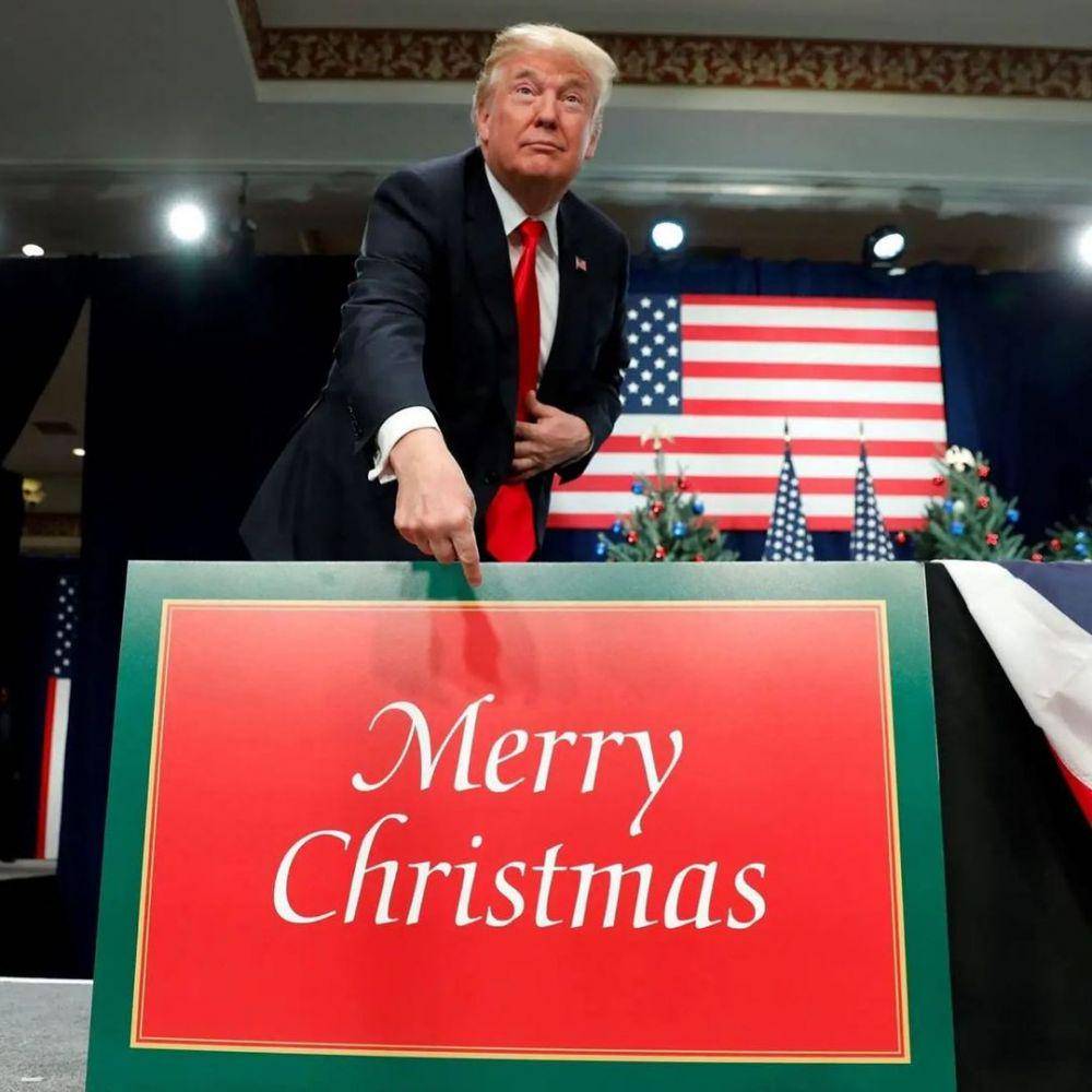 Presiden ke-45 AS, Donald Trump saat mengucapkan natal tahun 2020. (Instagram.com/realdonaldtrump)