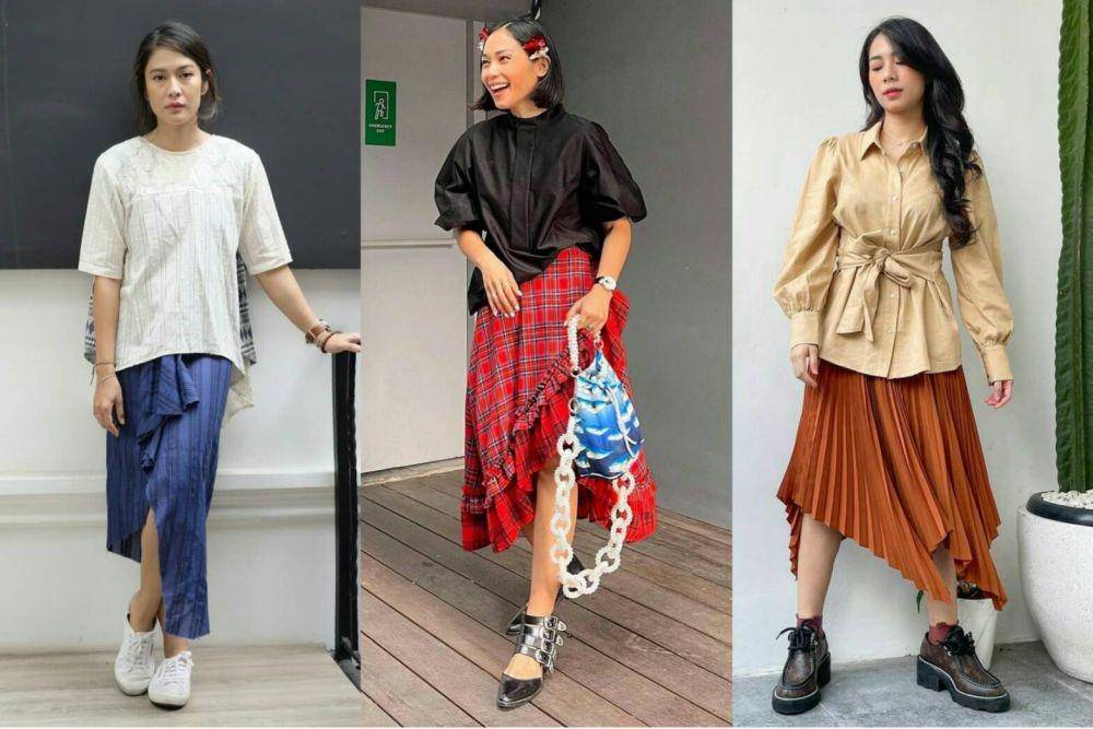 Rok asimetris (instagram.com/therealdisastr/ | instagram.com/ayladimitri/ | instagram.com/abellyc/)