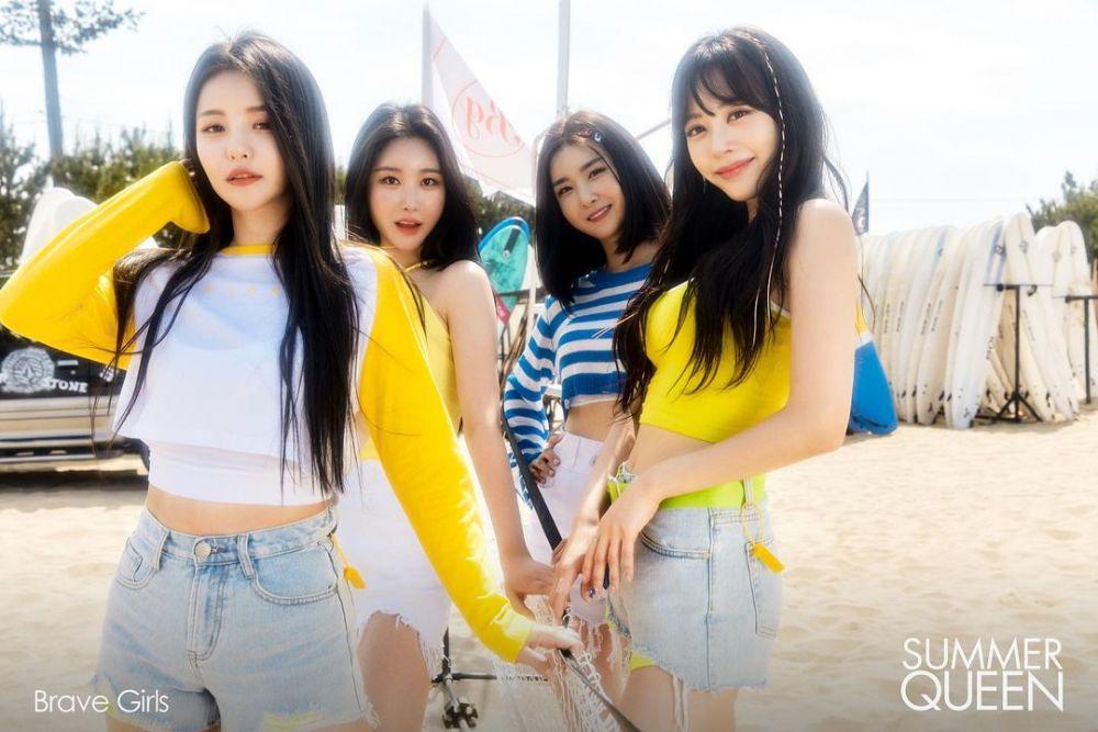 10 Potret Brave Girls di Teaser Mini Album Terbaru 'Summer Queen'