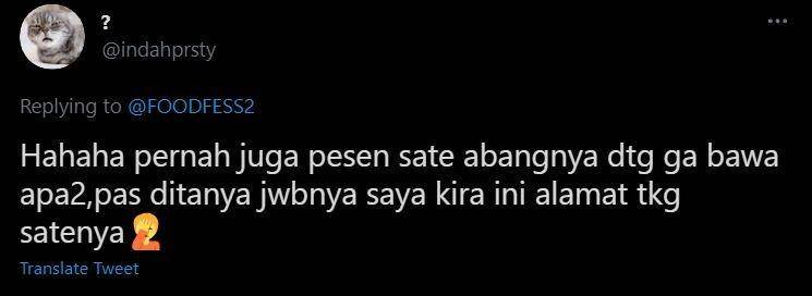 driver ojek lupa bawa orderan (twitter.com/indahprsty)