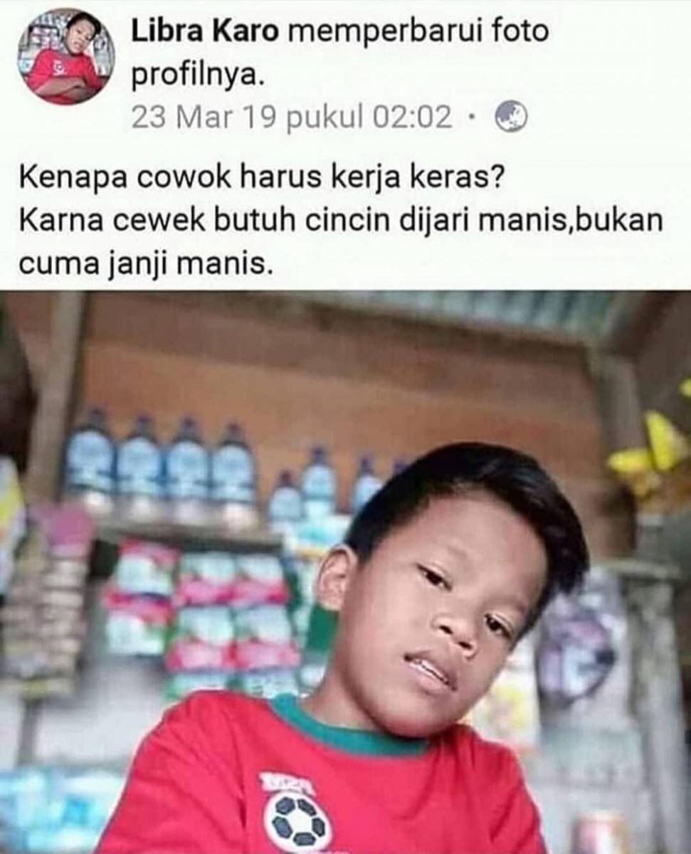 meme gombalan bocah (instagram.com/yuktertawa)