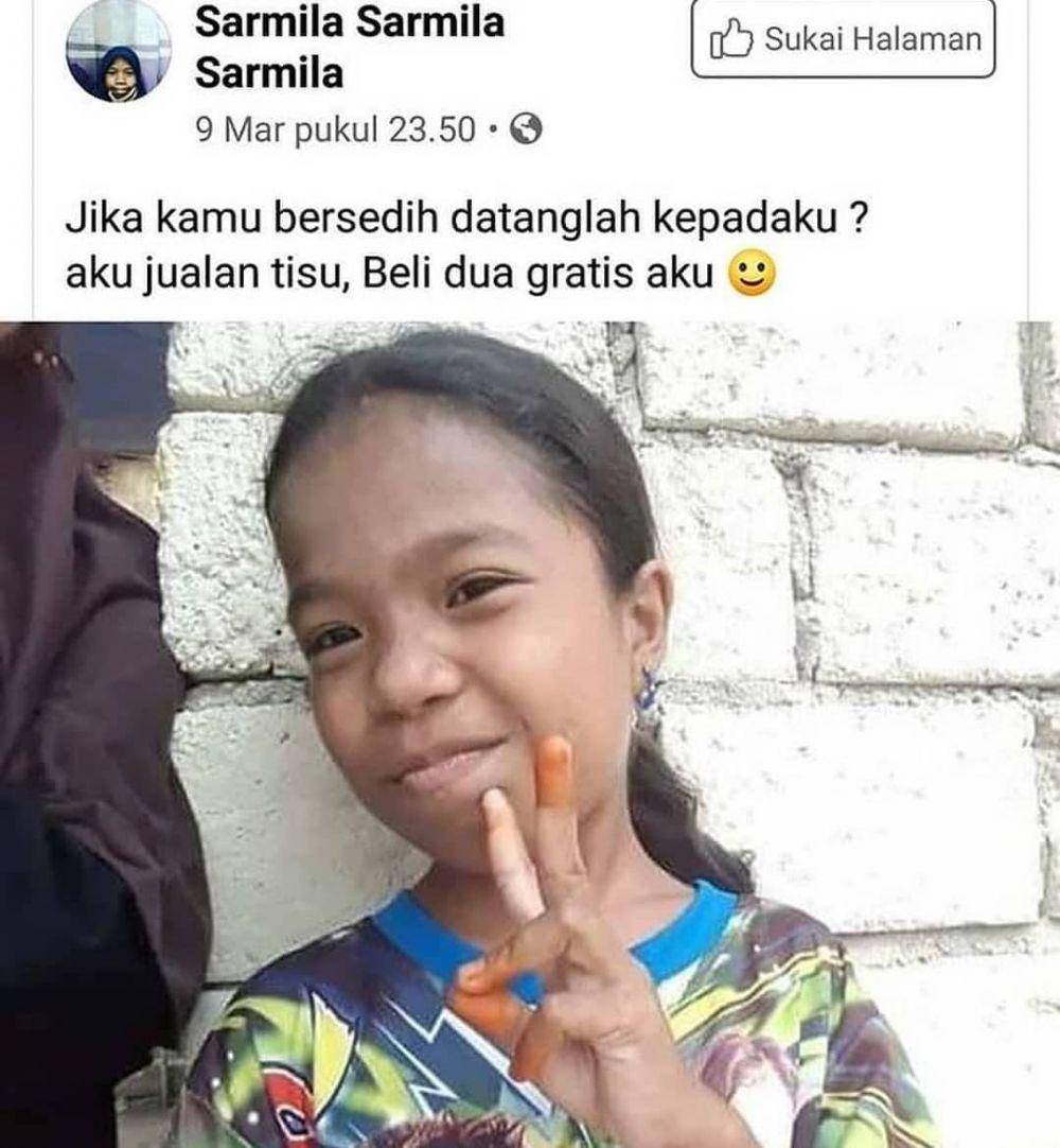 meme gombalan bocah (instagram.com/yuktertawa)