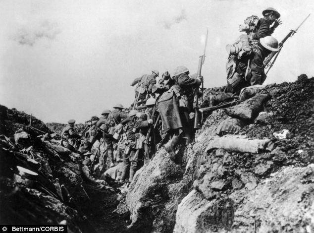 parit di Perang Dunia I (dailymail.co.uk)
