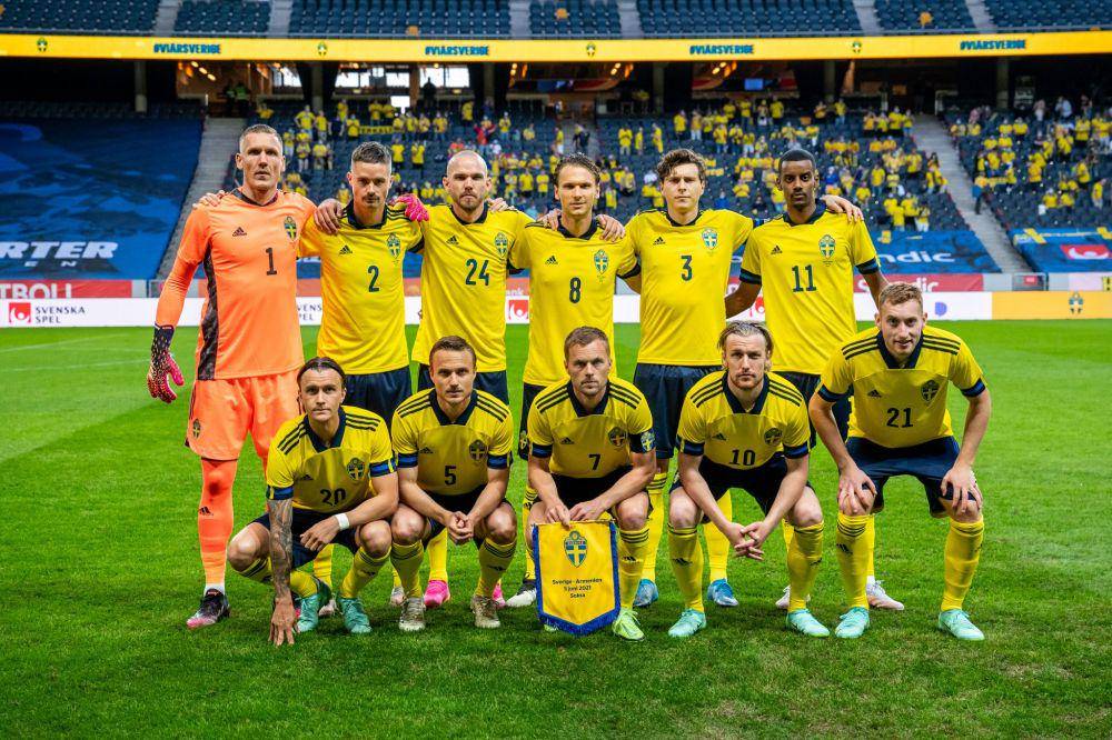 Kesebelas tim nasional Swedia (twitter.com/svenskfotboll)