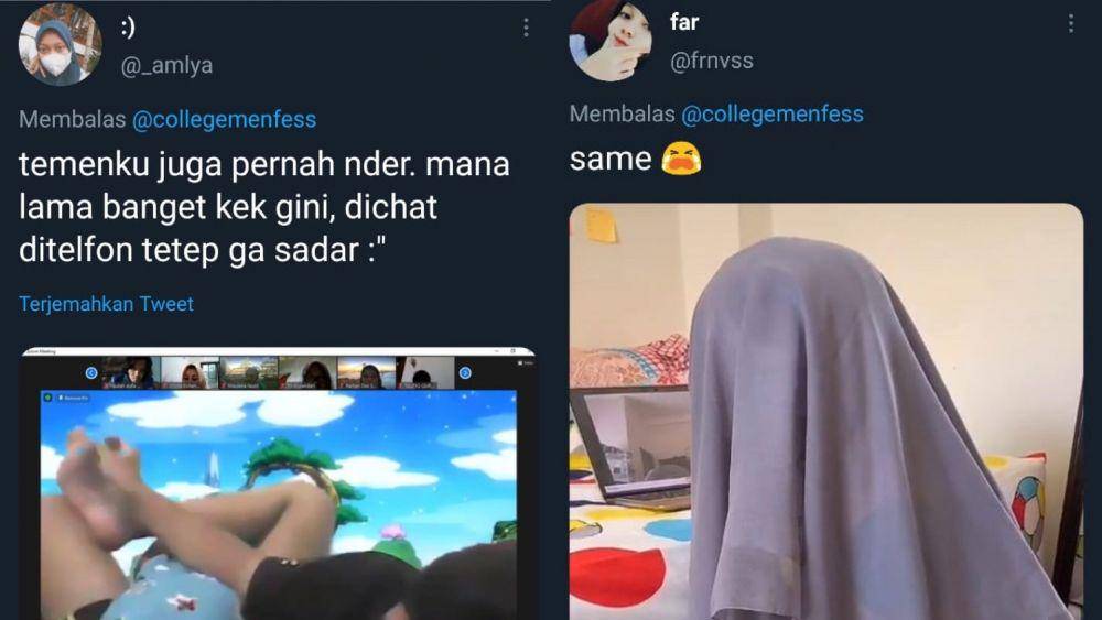 tweet kelakuan pelajar 'nakal' (twitter.com/_amlya | twitter.com/frnvss)