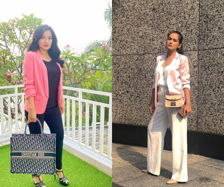 Inspirasi outfit Titi Kamal dan Indah Indriana. (instagram.com/titi_kamall / instagram.com/indahindriana)